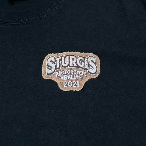 Sturgis 81st Annual Motorcycle Rally 2021 Shirt Mens 3XL Short Sleeve Biker Tee - Picture 4 of 10